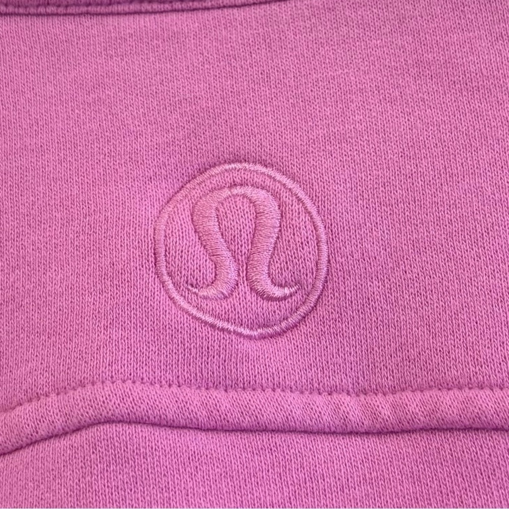Lululemon Scuba Oversized Funnel Neck Half Zip *Long In Dahlia Mauve Size XS/S - Picture 3 of 6